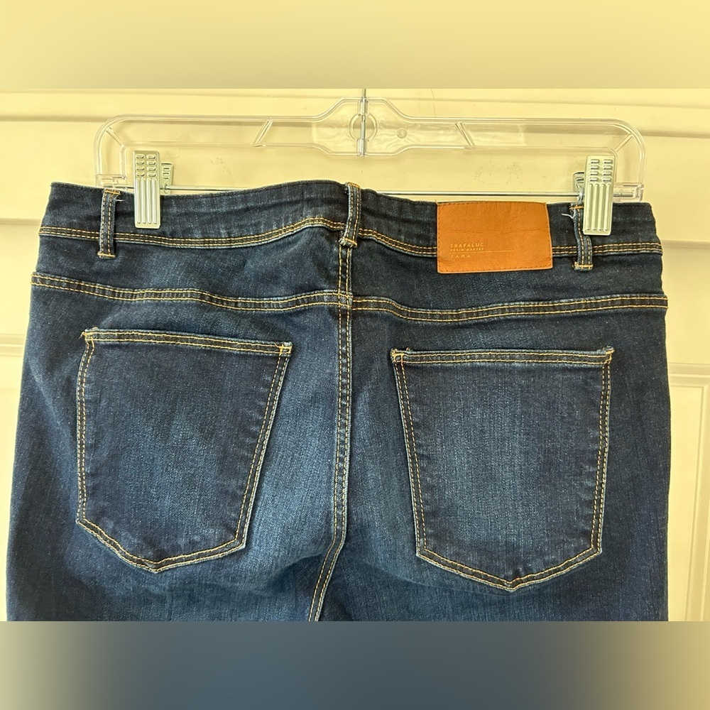 Zara Blue Skinny Jeans Classic Fit - Picture 4 of 4